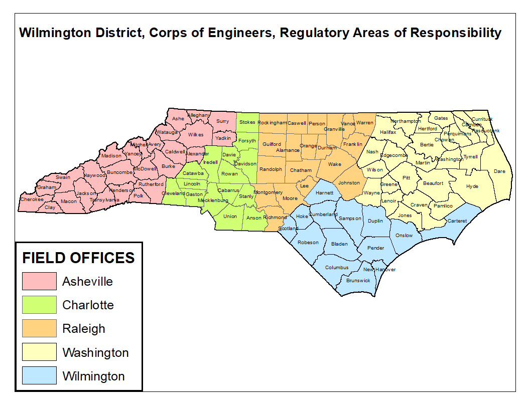 Map of District Regulatory Offices